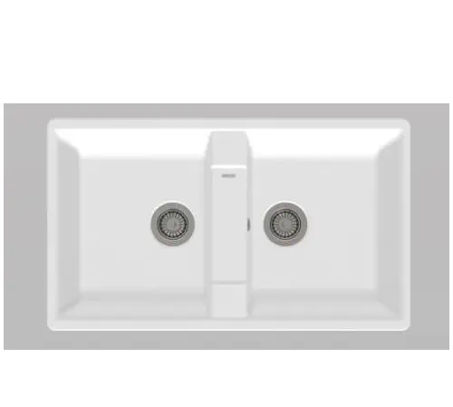 سینک ظرفشویی گرانیتی دیموند مدل GS20085 سفید